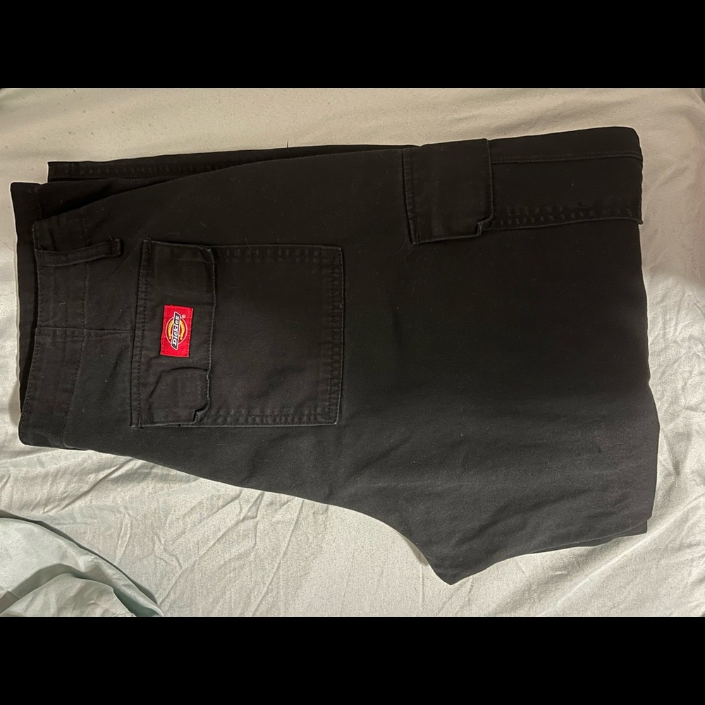 dickies black cargos